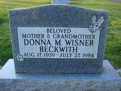Donna M. <I>Wisner</I> Beckwith 