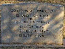 Elizabeth Caroline <I>Stafford</I> Springs 