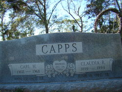 Claudia May <I>Reaves</I> Capps 