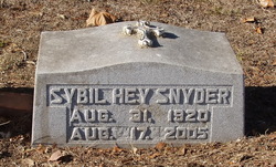 Sybil Hey Snyder 