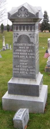 Elizabeth “Betsy” <I>Davis</I> Safley 