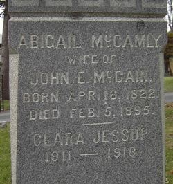 Abigail <I>McCamly</I> McCain 
