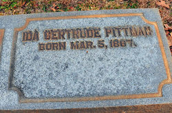 Ida Gertrude Pittman 