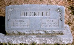 Nadine <I>Endicott</I> Beckett 