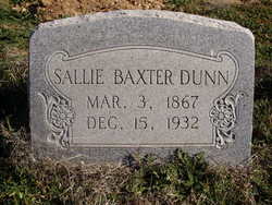 Sallie Baxter <I>Campbell</I> Dunn 