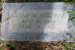 Gussie May <I>Whittington</I> Hastings 