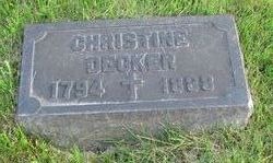 Christine <I>Bichler</I> Decker 