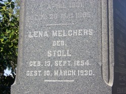 Lena <I>Stoll</I> Melchers 