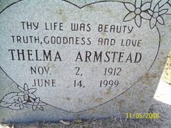 Thelma <I>Brown</I> Armstead 