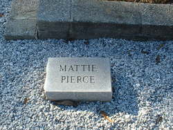 Martha Mayberry “Mattie” <I>Wilkie Pierce</I> Jarrell 