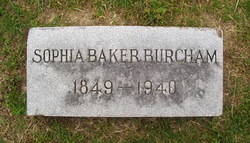 Sophia Catherine <I>Baker</I> Burcham 