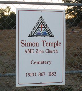 Simon Temple AME Zion Cemetery