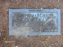 Edith Margarite <I>Cook</I> Cole 