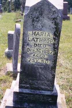 Maria <I>Watts</I> Lathrop 