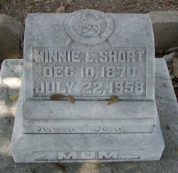 Minnie Lee <I>White</I> Short 