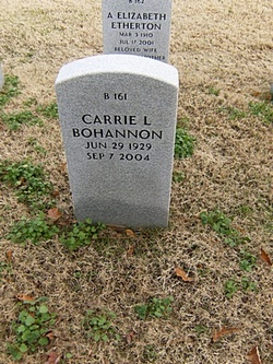Carrie Lee Bohannon 