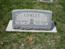 Etta Cecilia <I>Brown</I> Cowles 