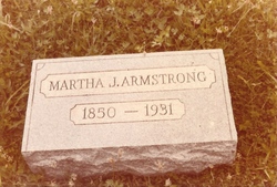 Martha Jane <I>Hillyard</I> Armstrong 