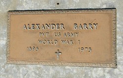 Pvt Alexander Barry 