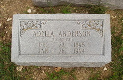 Adelia Anne <I>Blomquist</I> Anderson 