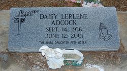 Daisy Lerlene Adcock 