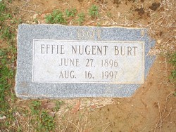 Effie Dorothy “Dottie” <I>Nugent</I> Burt 