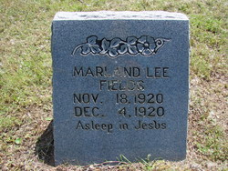 Marland Lee Fields 