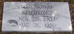 Elsie Marshall <I>Boykin</I> Armstrong 