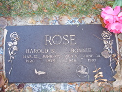 Bonnie <I>Richardson</I> Rose 