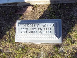 Minnie Mary Adicks 