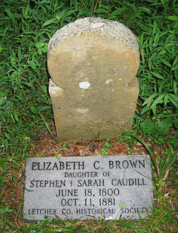 Elizabeth <I>Caudill</I> Brown 