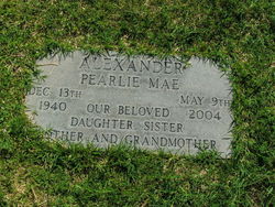 Pearlie Mae <I>Bush</I> Alexander 