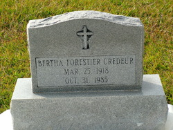 Bertha <I>Forestier</I> Credeur 