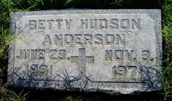 Betty Ward <I>Hudson</I> Anderson 