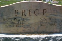 Vinnie <I>Hymas</I> Price 