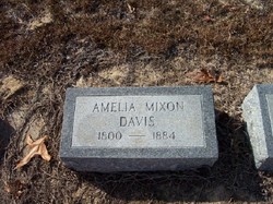 Amelia <I>Mixon</I> Davis 