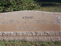 Horace G Adams 