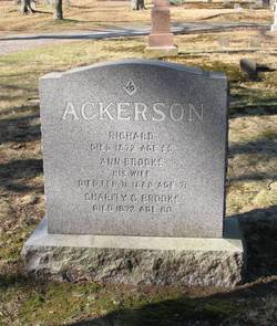 Ann <I>Brooks</I> Ackerson 
