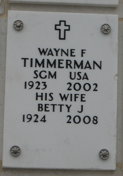 Wayne Frederick Timmerman 