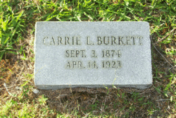Carrie Louisa <I>Williamson</I> Burkett 