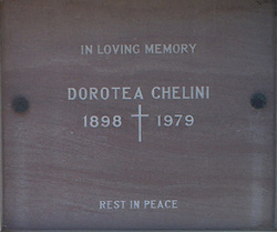 Dorotea “Dorothy” <I>Zampa</I> Chelini 