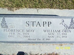Florence May <I>Anderson</I> Stapp 
