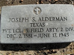 Joseph Sanders Alderman 