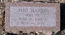 Jane Ann <I>Bowen</I> Hardin 