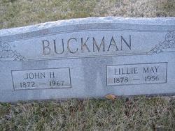 Lillie May <I>Sheffer</I> Buckman 