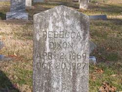 Rebecca Ann <I>Brewbaker</I> Dixon 