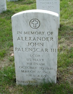 LCDR Alexander John Palenscar III