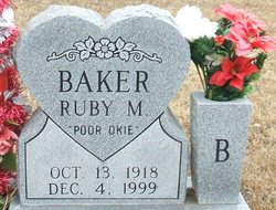 Ruby Mae <I>Nichols</I> Baker 
