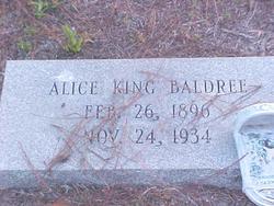 Alice <I>King</I> Baldree 