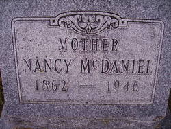 Nancy Caroline <I>McAdams</I> McDaniel 